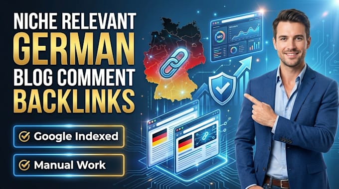 provide niche related german blogs comment backlinks