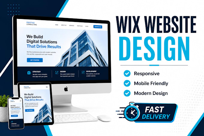 design a responsive wix business website