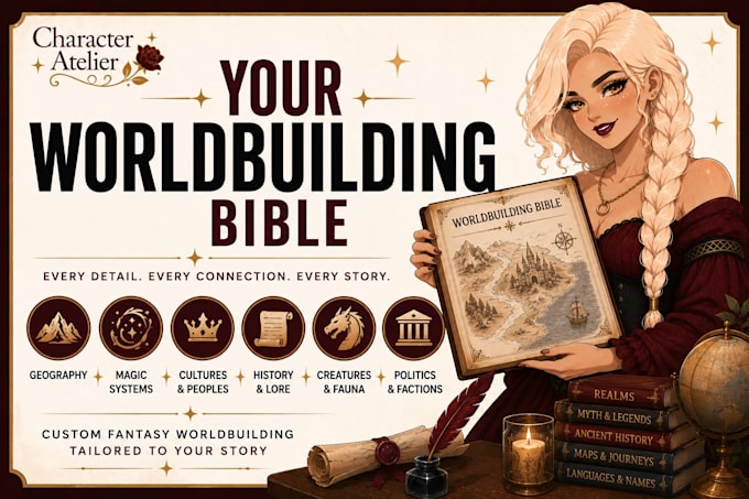 design a custom fantasy world for your novel