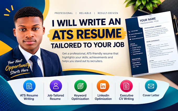 write an ats resume tailored to your job