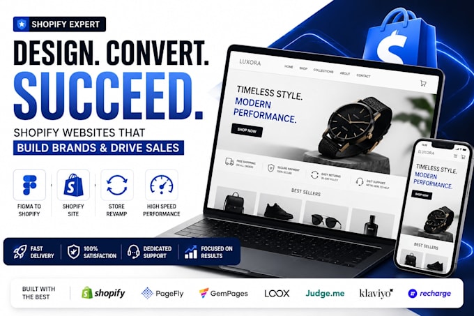 revamp shopify store, shopify expert, figma to shopify website