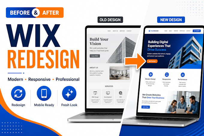 redesign, edit and customize your wix site professionally