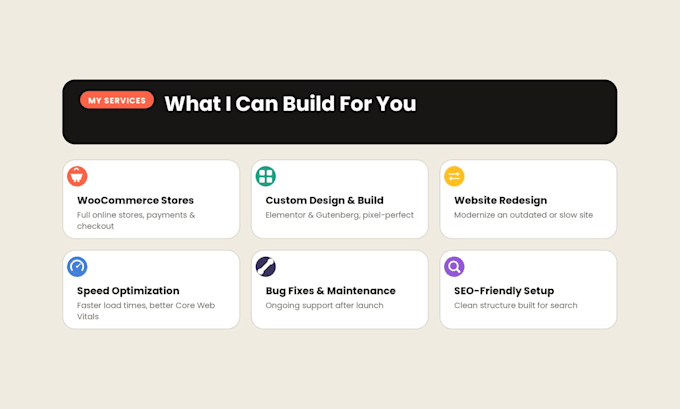 create build design redesign wordpress divi website design and development