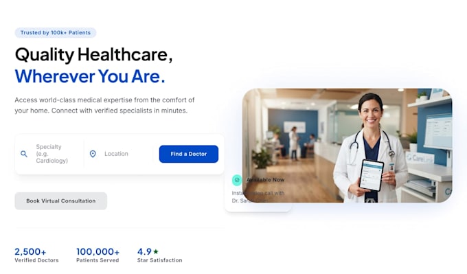 design modern UI UX website in figma