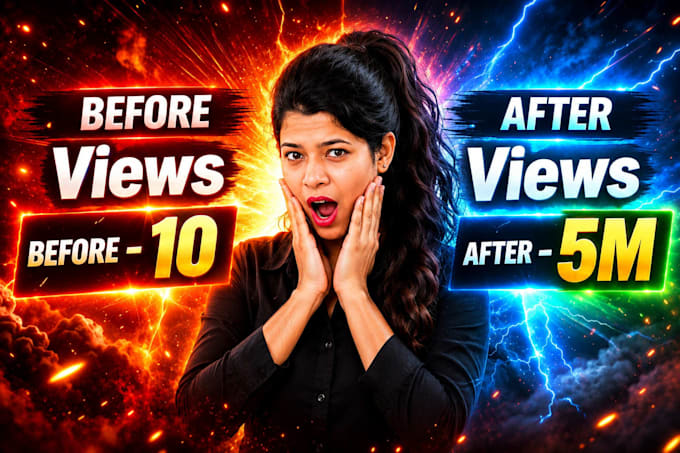 design high converting youtube thumbnails