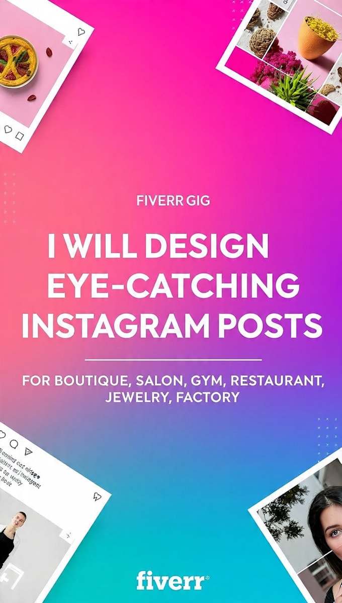 design eye catching instagram posts for all businesses