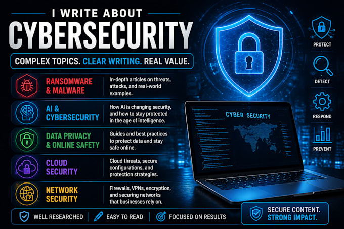 write expert cybersecurity articles that build trust