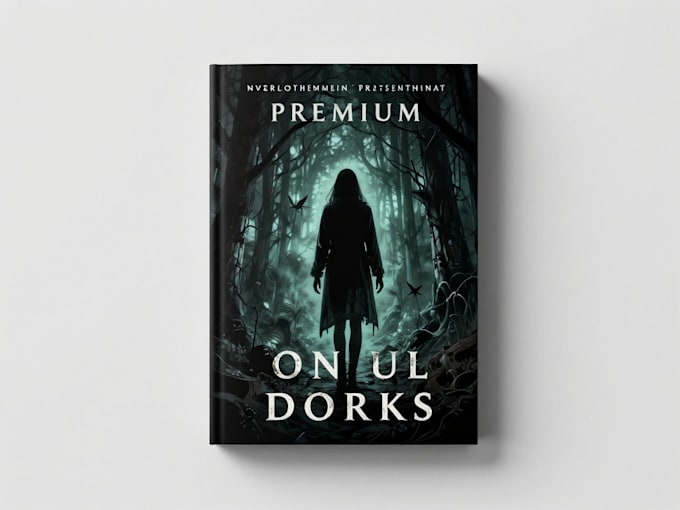 design a premium horror book cover