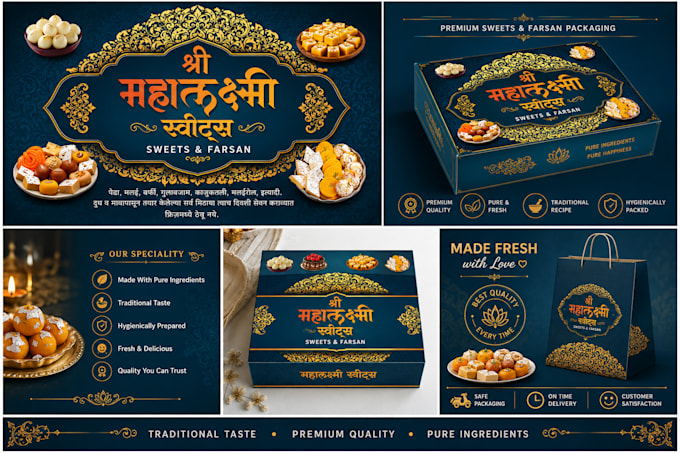 design professional sweet box packaging with print readyfile