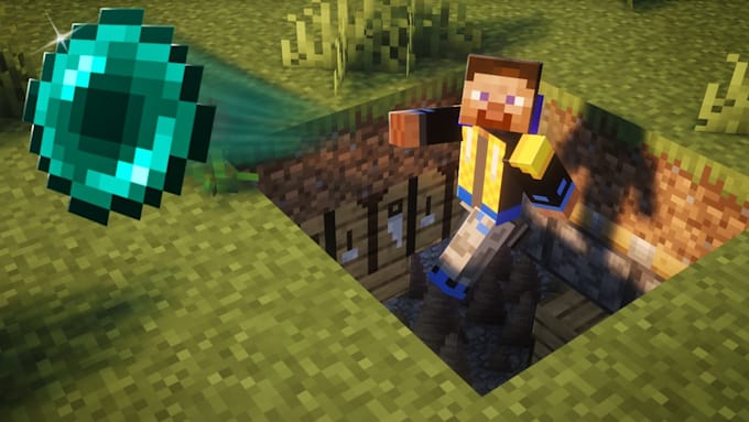 design an eye catching minecraft youtube thumbnail
