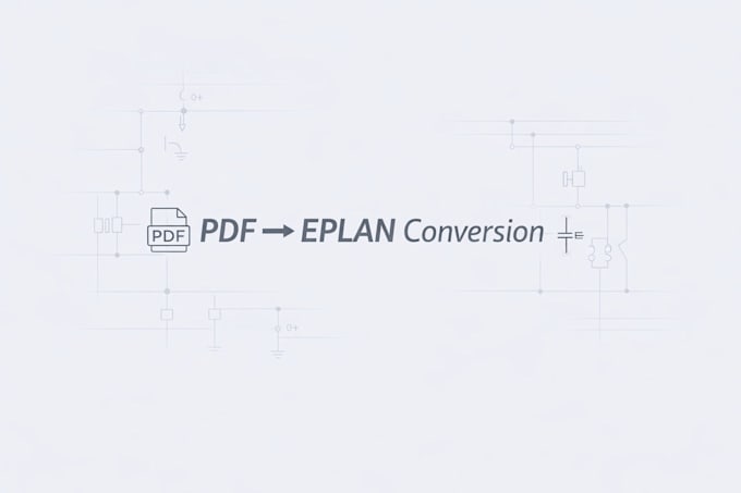 update, correct or convert your electrical schematics eplan PDF