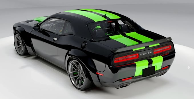 create high quality realistic 3d car models for games and animations