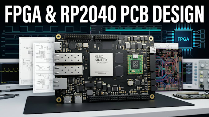 develop fpga, rp2040 and custom embedded development boards