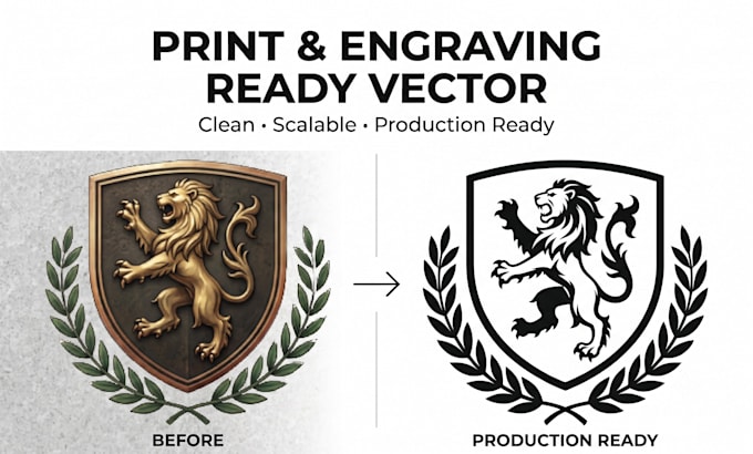 create print and engraving ready vector artwork