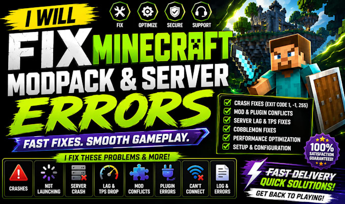fix minecraft server lag crash plugin errors spigot paper aternos fast