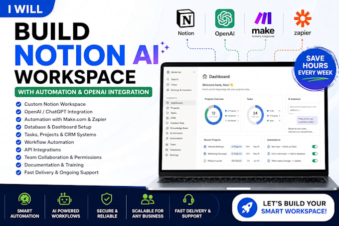 build notion ai workspace with automation and openai integration