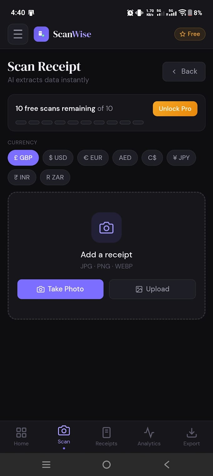 built full stack app
