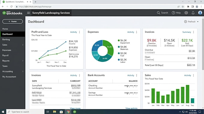 do monthly bookkeeping using quickbooks online