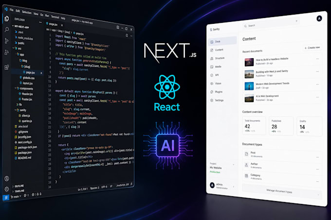 create cms and ai headless websites with optimized speed