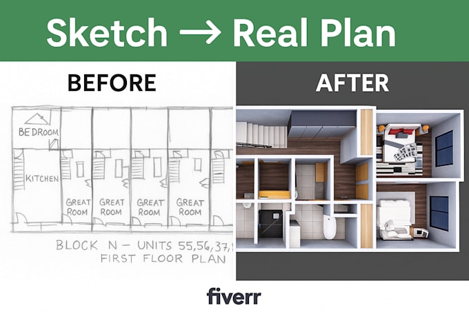 convert PDF, sketch and image into an accurate autocad dwg