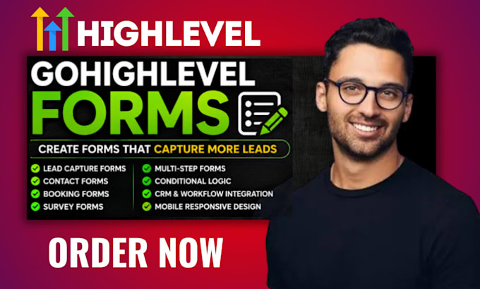create gohighlevel forms, surveys, and lead capture forms