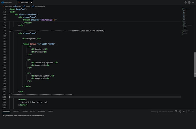 organize your script in any programming language