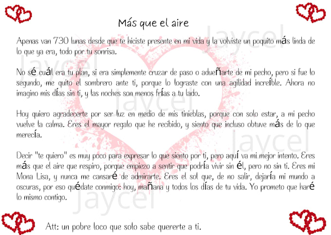 write love poems in spanish to dedicate to the one you love