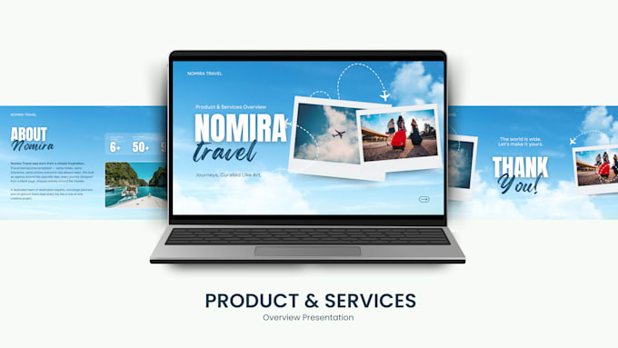 create a modern product sales ready presentation design