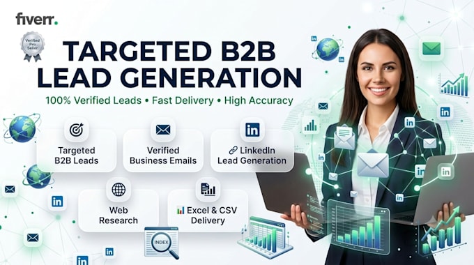 do b2b lead generation with verified emails