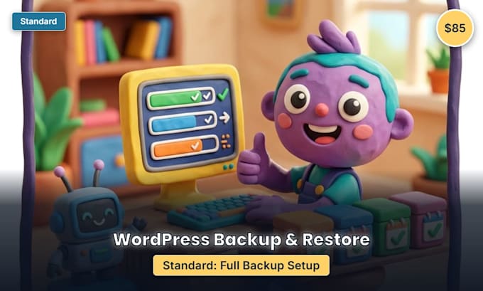 set up and verify automated wordpress backups