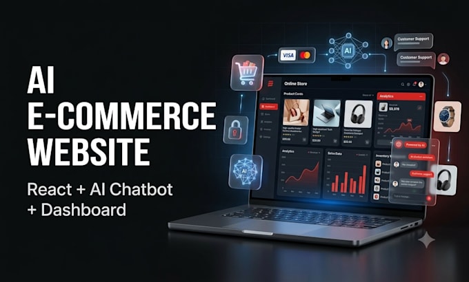 responsive react ecommerce website