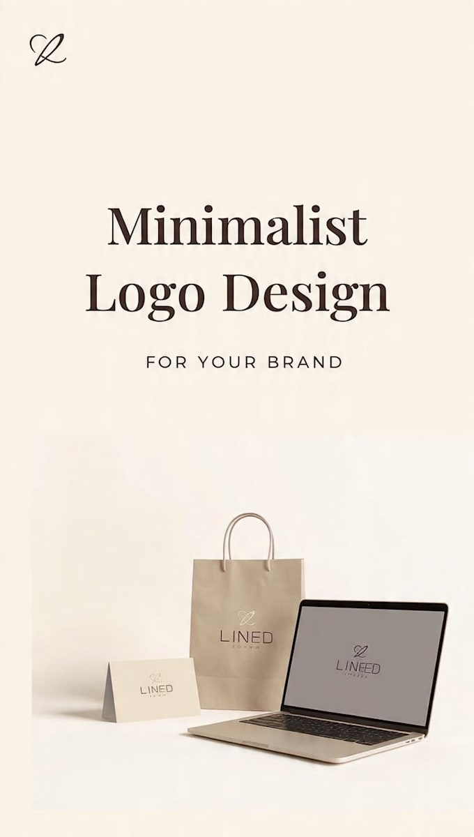 design minimalist logo for your brand