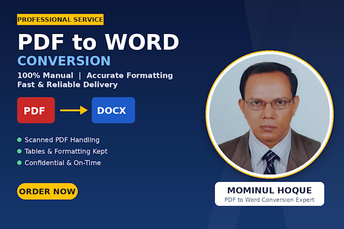 convert PDF to editable word with accurate formatting