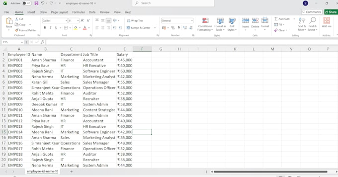 do data entry, typing and word expert