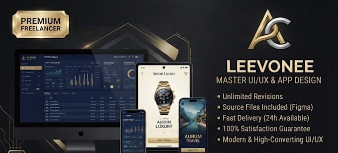 design a professional website or app