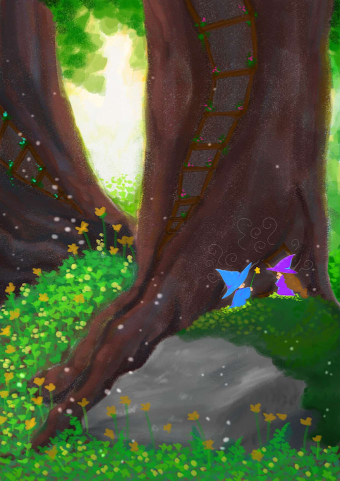 create whimsical illustrations for your childrens book