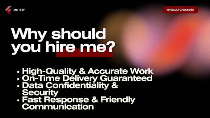 be your expert virtual assistant for data entry