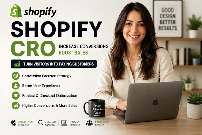 optimize shopify conversion rate, dropshipping store, user experience and sales