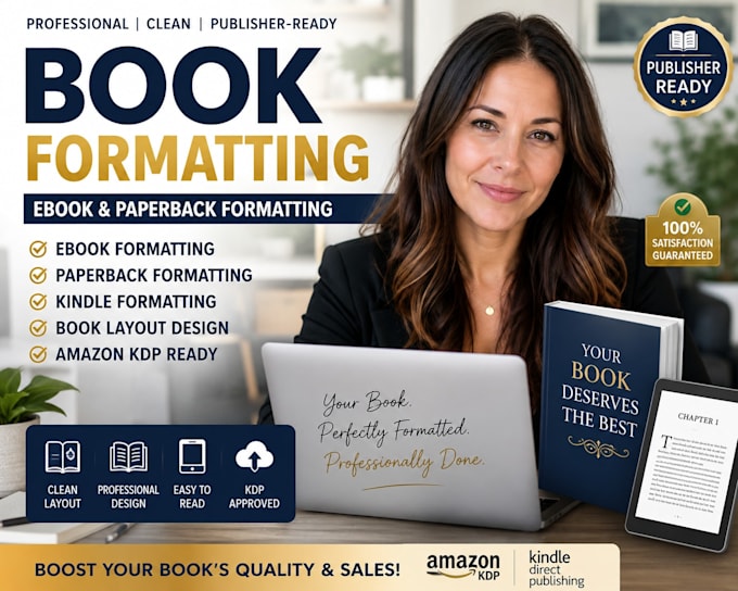 book formatting kindle formatting paperback formatting book publishing