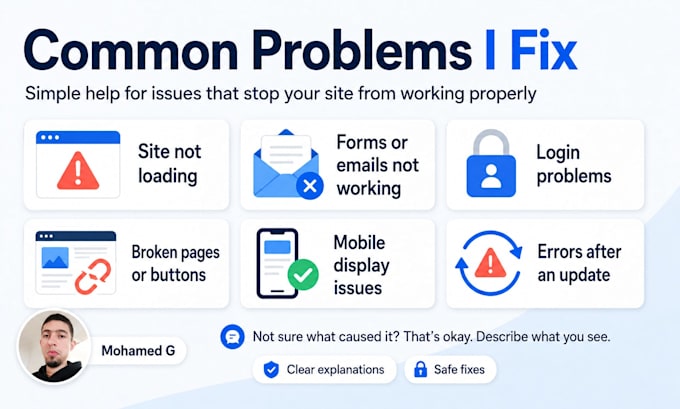 diagnose and fix your website or web hosting issue