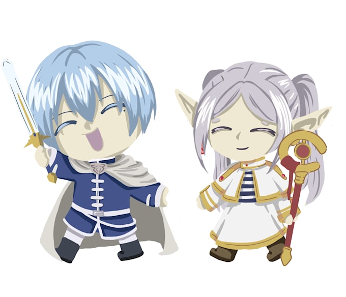 cute chibi art illustration