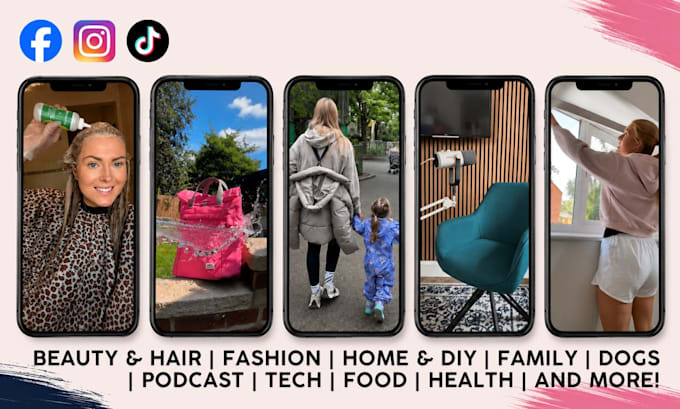 create authentic UK ugc videos for tiktok, instagram and facebook ads