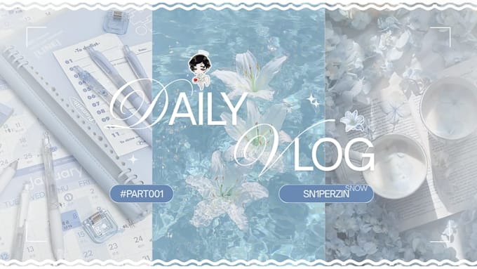 design y2k aesthetic thumbnails and banners