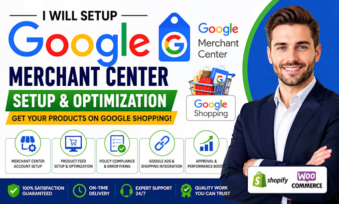 setup google merchant center shopping feed and fix suspensions