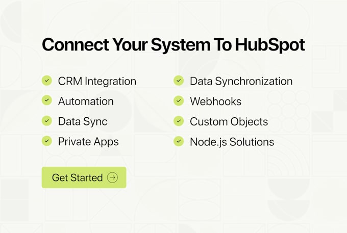 develop hubspot API integrations and automations