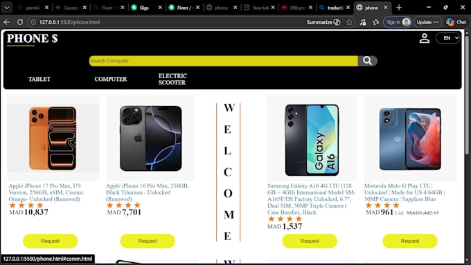 fix HTML CSS bugs