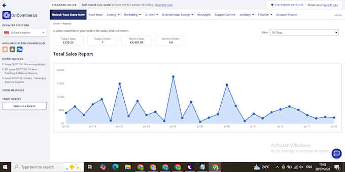 onbuy UK account management