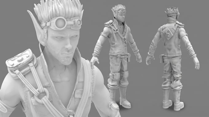 scultp custom 3d miniatures,dnd,rpg tabletop characters for 3d printing