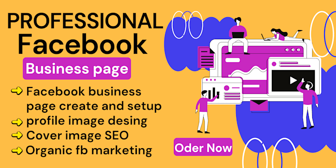do facebook business page create and setup and image SEO