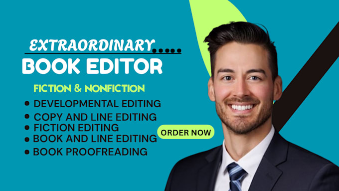 expertly developmental and line edit your fiction manuscript